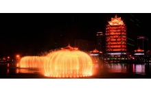 <b>眉山东坡岛大型音乐喷泉</b>